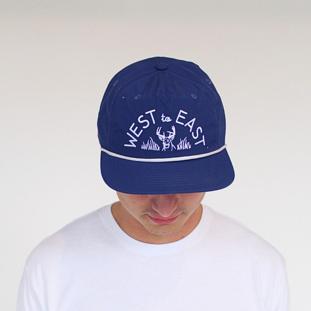 Classic Deer Hat - Navy