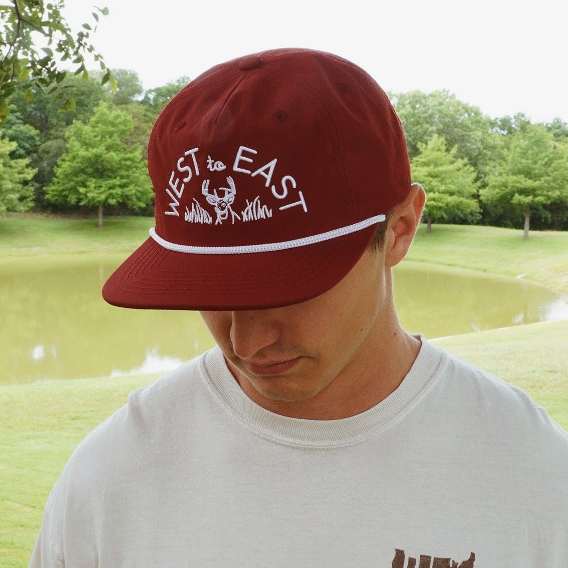 Classic Deer Hat - Maroon