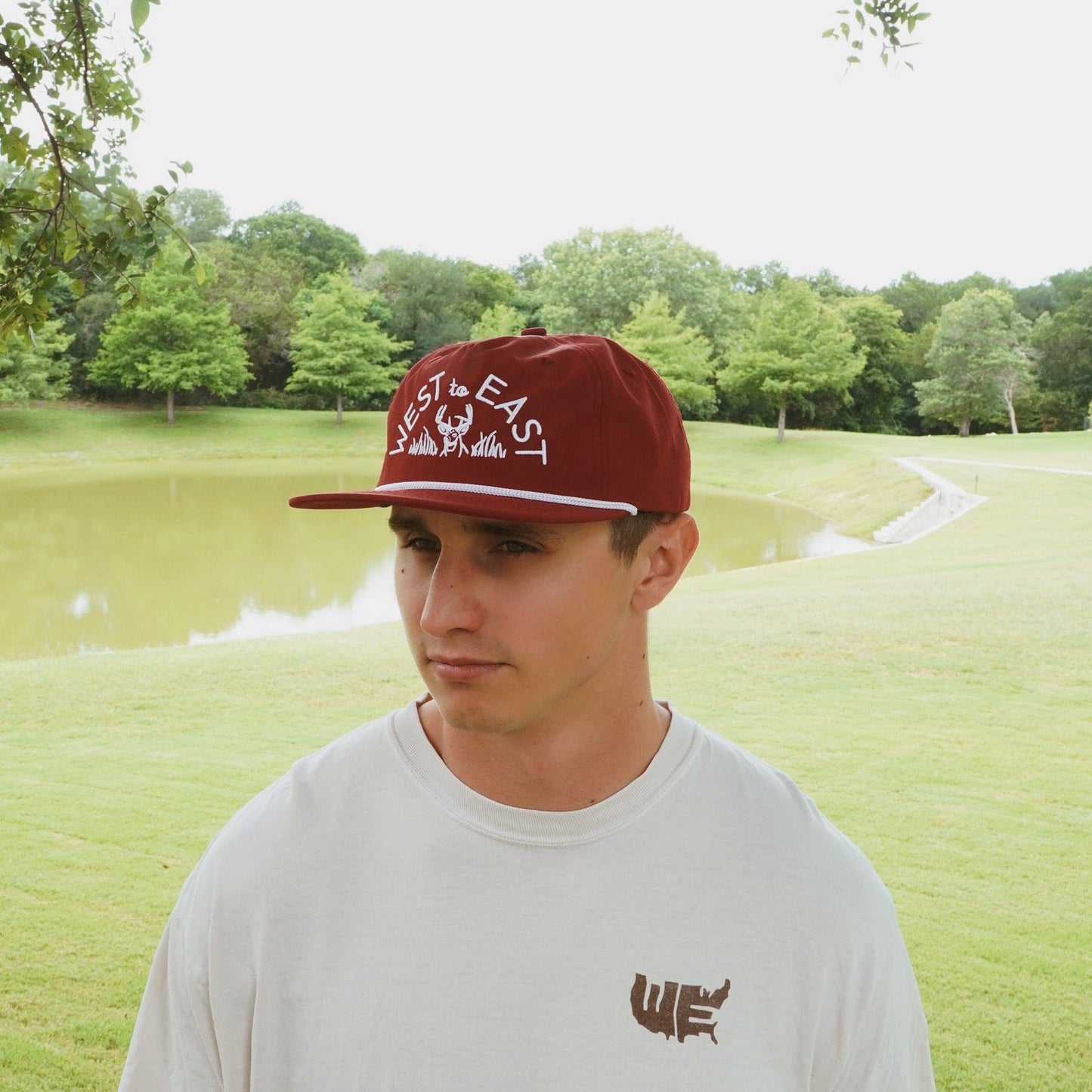 Classic Deer Hat - Maroon